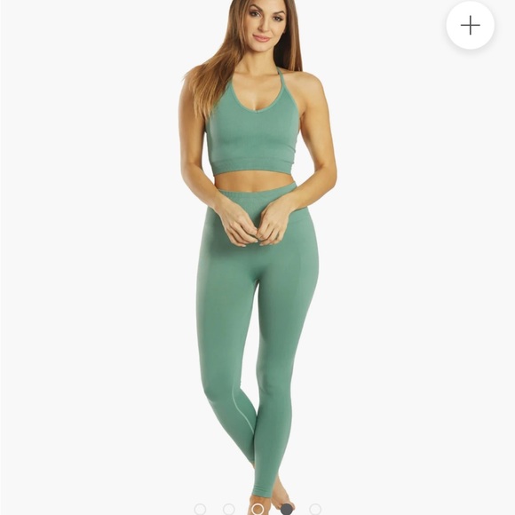 Spiritual Gangster Workout Yoga Bralette Crop Top Green Size XS/S - Picture 5 of 8